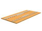 Bedrunka+Hirth Arbeitsplatte für workline inklu Kugelleiste 1500 x 750 x 25 mm