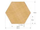 Bedrunka+Hirth 6 Eck Arbeitsplatte 2500 x 2165 x 40 mm Buche Multiplex