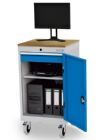 Bedrunka+Hirth Computerschrank mobil 1 Schublade 1 Fachboden 1 Flügeltür H 1000 mm