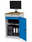 Bedrunka+Hirth Computerschrank stationär 1 Schublade 1 Flügeltüre 530 x 500 x 850 mm