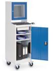 Bedrunka+Hirth Computerwagen mit Monitoraufsatzgehäuse 500 x 1550 mm