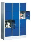 Bedrunka+Hirth Fächerschrank mit 4 x 4 Abteilen Stahlblech 1190 x 500 x 1800 mm