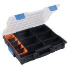 Bedrunka+Hirth Flex Box Kunststoff mit 12 Fächer Maße 440 x 355 x 76 mm schwarz