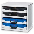 Bedrunka+Hirth Flex Box Schrank mit vier Auszügen 507 x 378 x 446 mm Stahlblech
