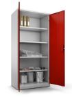 Bedrunka+Hirth Flügeltürenschrank mit Verstärkungsprofil 700 x 400 x 1950 mm