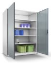Bedrunka+Hirth Flügeltürenschrank mit 3 Punkt Verriegelung Maße 700 x 800 x 1950 mm