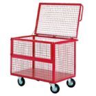 Bedrunka+Hirth Gitterwagen mit halber Klappe sowie Klappdeckel 800 x 1250 x 800 mm