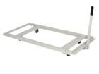 Bedrunka+Hirth Hub Senkfahrgestell für Kastenwerkbank 1250 x 750 mm RAL 7035