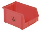 Bedrunka+Hirth Sichtlagerkästen rot Maße 145 x 235 x 125 mm