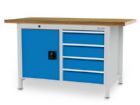 Bedrunka+Hirth Kastenwerkbank Breite 1500 mm 4 x Schubladen 1 x Flügeltüre 1 x Fachboden