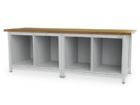 Bedrunka+Hirth Kastenwerkbank R 18-24 mit den Maßen 2500 x 750 x 959 mm