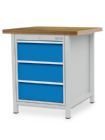 Bedrunka+Hirth Kastenwerkbank Höhe 859 mm R 18-24 3 x Schubladen Breite 810 x Tiefe 750 mm