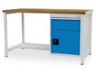 Bedrunka+Hirth Kastenwerkbank Tiefe 750 mm R 18-24 1 x Schubladen 1 x Flügeltüre Breite 1500 mm