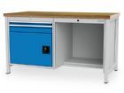 Bedrunka+Hirth Kastenwerkbank Tiefe 750 mm R 24-24 2 x Schubladen 1 x Flügeltüre