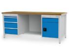 Bedrunka+Hirth Kastenwerkbank 5 Schubladen 1 Tür 1 Fachboden 2000 x 750 x 859 mm