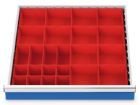 Bedrunka+Hirth Kleinteilekästen Set 24 teilig R 24-24 Blendenhöhe 50 mm BxTxH 600 x 600 x 28 mm