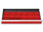 Bedrunka+Hirth Kleinteilekästen Set 20 teilig R 36-16 Blendenhöhe 75 mm BxTxH 900 x 400 x 55 mm