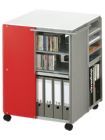 Bedrunka+Hirth Rollcontainer Kubik 2 Maße 620 x 620 x 805 mm mit 4 Lenkrollen