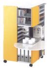 Bedrunka+Hirth Rollcontainer Kubik 3-4 Maße 620 x 620 x 1165 mm mit 4 Lenkrollen