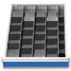 Bedrunka+Hirth Metalleinteilung Set 25-teilig R 18-24 Blendenhöhe 75 mm BxTxH 450 x 600 x 75mm