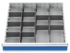 Bedrunka+Hirth Metalleinteilung Set 13-teilig R 24-24 Blendenhöhen 150/175 mm 600 x 600 x 125mm