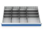 Bedrunka+Hirth Metalleinteilung Set 15 teilig R 36-24 Blendenhöhen 150 / 175 mm