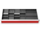 Bedrunka+Hirth Metalleinteilung Set 14-teilig R 36-16 Blendenhöhe 100mm BxTxH 900 x 400 x 100mm