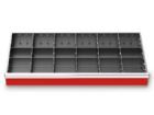 Bedrunka+Hirth Metalleinteilung Set 17-teilig R 36-16 Blendenhöhen 200/250/300 mm