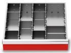 Bedrunka+Hirth Metalleinteilung Set 9 teilig R 18-16 Blendenhöhen 200 / 250 / 300 mm