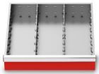 Bedrunka+Hirth Metalleinteilung Set 2 teilig R 18-16 Blendenhöhe 75 mm BxTxH 450 x 400 x 75 mm