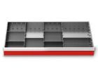 Bedrunka+Hirth Metalleinteilung Set 9 teilig R 36-16 Blendenhöhe 100 mm BxTxH 900 x 400 x 100mm