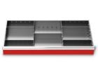 Bedrunka+Hirth Metalleinteilung Set 7-teilig R 36-16 Blendenhöhe 75 mm BxTxH 900 x 400 x 75 mm