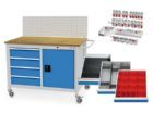 Bedrunka+Hirth Mobile Werkbank R 18-24 inklusive Lochplatte 1250 x 750 x 1385 mm