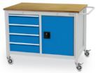 Bedrunka+Hirth Mobile Werkbank R 18-24 mit Tür und Schubladen 1250 x 750 x 935 mm