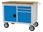 Bedrunka+Hirth Mobile Werkbank R 18-24 mit Schubladen 1250 x 750 x 995 mm