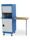 Bedrunka+Hirth Mobiler Kaffestand mit seitlichem Klapptisch 600 x 700 x 1757 mm