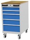 Bedrunka+Hirth Mobiler Schubladenschrank R 18-24 in der Größe 5 x 736 x 990 mm