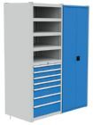 Bedrunka+Hirth Fächerschrank Modul 5 Tragrahmen und Zwischenwand H 2030 mm