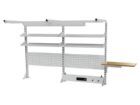 Bedrunka+Hirth Multiwand Aufbau Schwenkarm mit Ablageplatte Gesamtmaße 2000 x 1250 mm