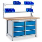 Bedrunka+Hirth Multiwand Aufbau 2 Fachböden und 2 Tragsäulen Maße 1500 x 650 mm