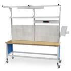 Bedrunka+Hirth Multi-Wand-Aufbau workergo Breite 2000 mit Obergestell , 1x Energiekanal, 4x Loc