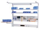 Bedrunka+Hirth Multiwand Aufbau workline Obergestell mit Energiekanal 1500 x 750 x 1250 mm