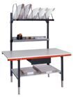 Bedrunka+Hirth Pack und Arbeitstischkombination mit Höhenverstellung 1600 x 800 mm