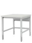 Bedrunka+Hirth Packtisch Beistelltisch höhenverstellbar 750 x 750 mm RAL7035