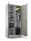 Bedrunka+Hirth Material und Kleiderschrank 4 kleine Fächer 1000 x 600 x 1950 mm