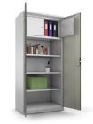 Bedrunka+Hirth Materialschrank 2 Wertfächer,3 Fachböden 900 x 500 x 1950 mm