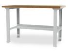 Bedrunka+Hirth Reihenwerkbank 1500 x 750 x 859 - 1059 mm mit Ablageboden