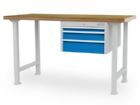 Bedrunka+Hirth Reihenwerkbank mit 3 Schubladen mit Schlüssel 1500 x 750 mm