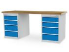 Bedrunka+Hirth Reihenwerkbank R 18-24 8 Schubladen 1500 x 859 x 750 mm