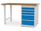 Bedrunka+Hirth Reihenwerkbank mit Multiplex Arbeitsplatte 2000 x 750 x 859 mm